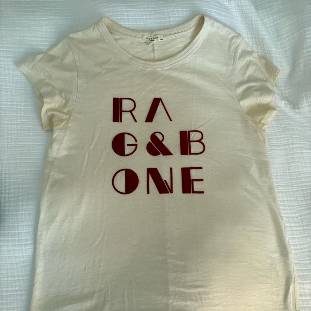 Rag & Bone Cream T-Shirt